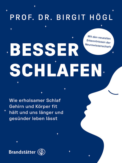 Title details for Besser schlafen by Birgit Högl - Wait list